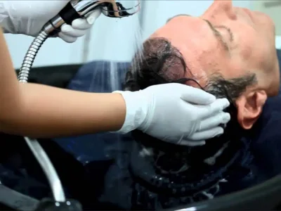 First Hair Washing After Hair Transplantation